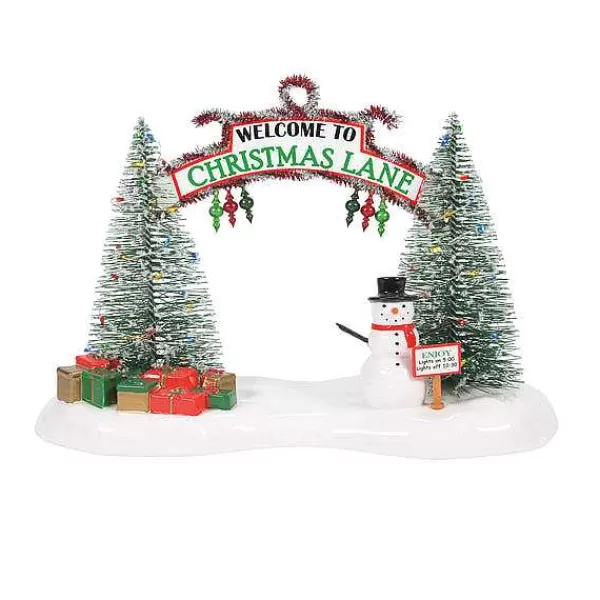 Department 56 Original Snow Village<A Festive Christmas Gate