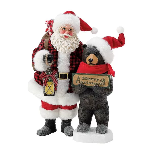 Department 56 New Santas<Black Bear Lodge