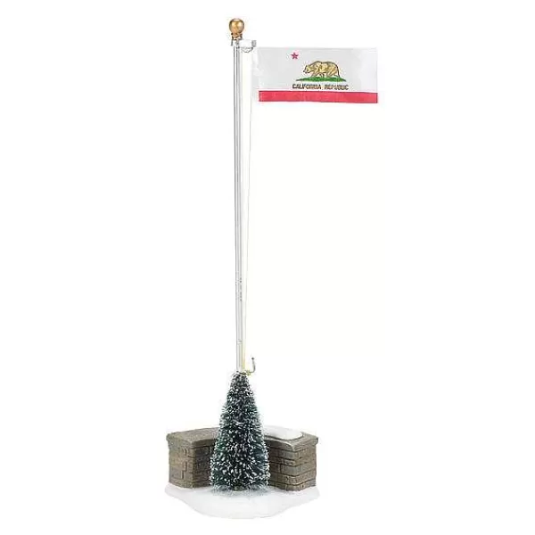 Department 56 Village Accessories<California Republic Flag