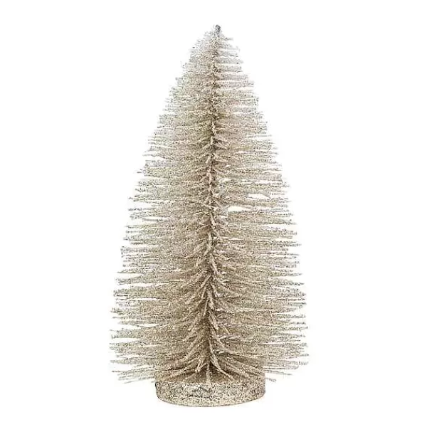 Department 56 Christmas Basics<Champagne 8 Inch Glitter Tree