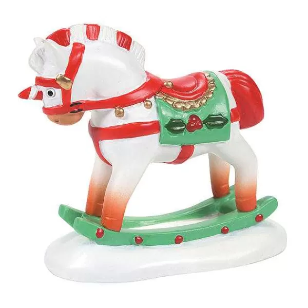 Department 56 Village Accessories<Christmas Rocking Horse