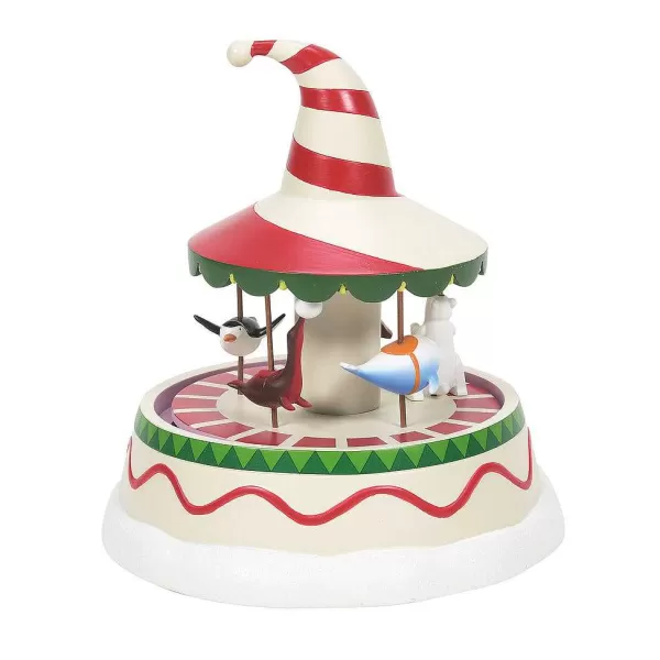 Department 56 Nightmare Before Christmas Village<Christmas Town Carousel