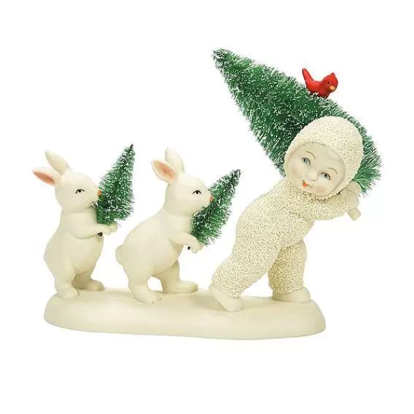 Department 56 Snowbabies Christmas Memories<Christmas Tree Bunnies