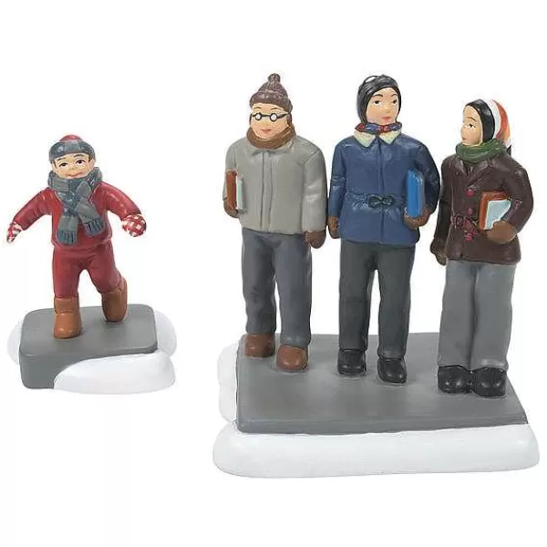 Department 56 A Christmas Story Village<C'Mon Guys, Wait Up!