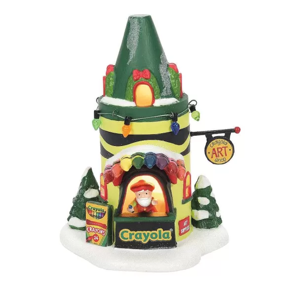 Department 56 North Pole Series<Crayola Art Center