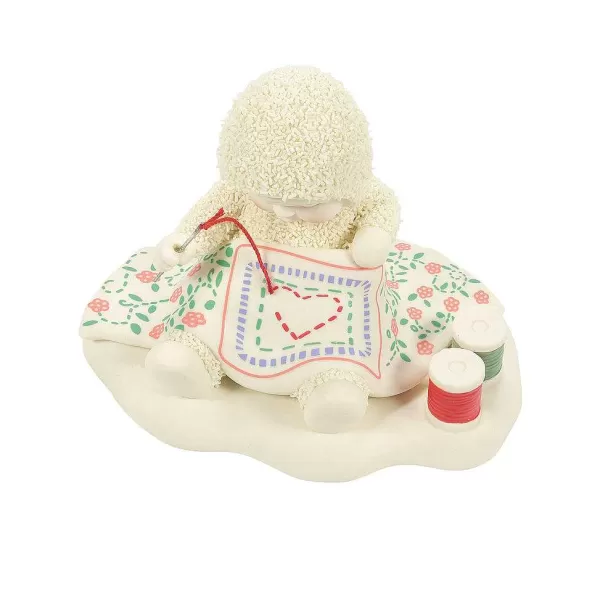 Department 56 Snowbabies Christmas Memories<Embroidered In Love