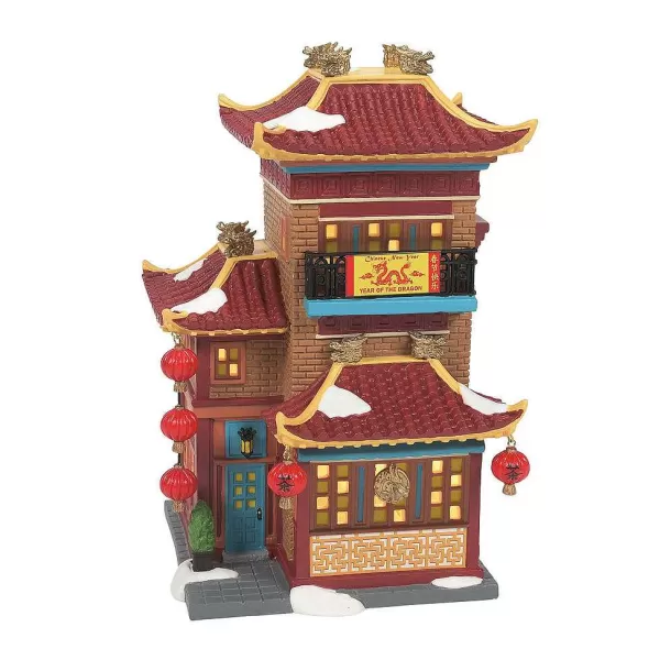 Department 56 Christmas In The City<Fe Lunar Dragon Tea House