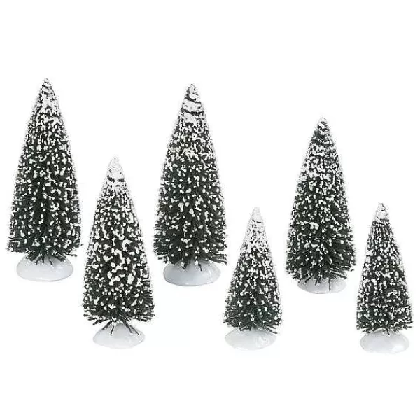 Department 56 Village Accessories<Frosted Pine Grove, Set Of 6