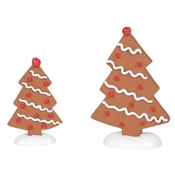 Department 56 Village Accessories<Gingerbread Trees