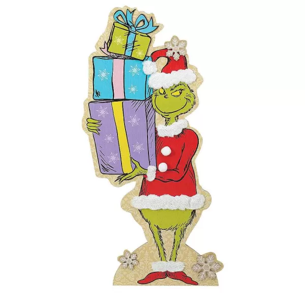 Department 56 Flourish<Grinch Easel Decor