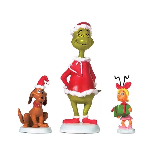 Department 56 Grinch Villages<Grinch Max & Cindy-Lou Who