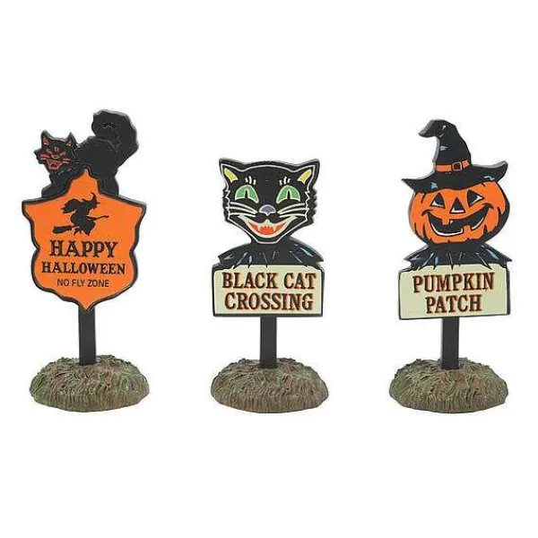 Department 56 Village Halloween Accessories<Halloween Signs Set Of 3