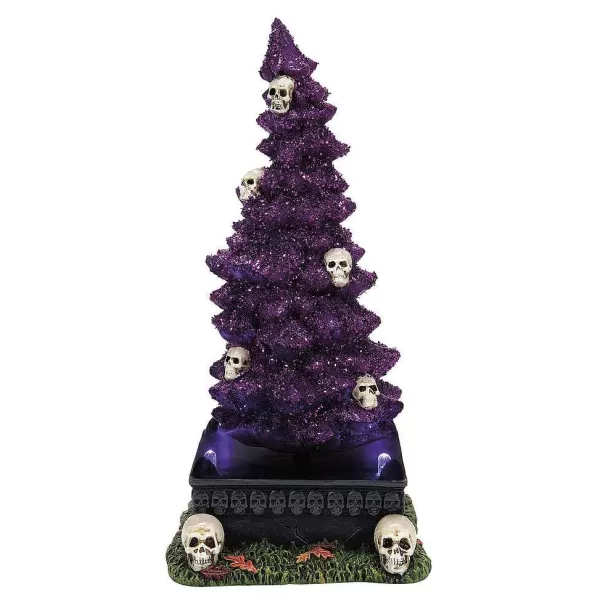 Department 56 Village Halloween Accessories<Haunted Skull Tree