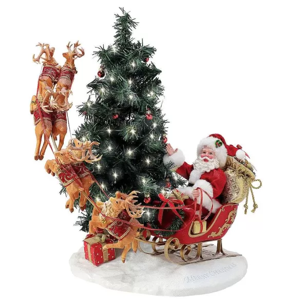 Department 56 New Santas<Here Comes Santa Claus