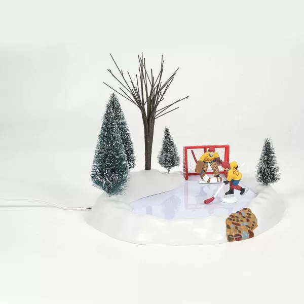 Department 56 Village Accessories<Hockey Practice Animated