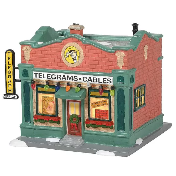 Department 56 A Christmas Story Village<Hohman Telegraph Office