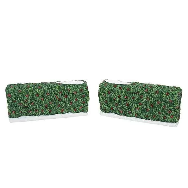 Department 56 Village Accessories<Holiday Holly Hedges