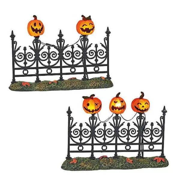 Department 56 Village Halloween Accessories<Jack-O-Lantern Lit Fence