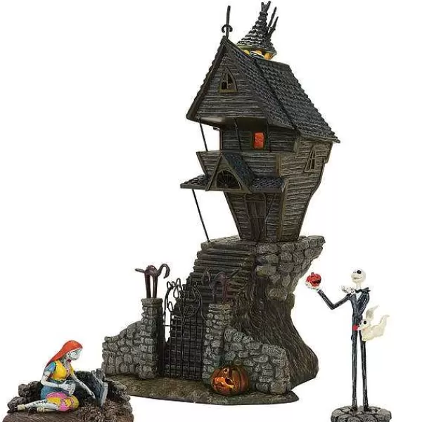 Department 56 Nightmare Before Christmas Village<Jack's House With Jack & Sally