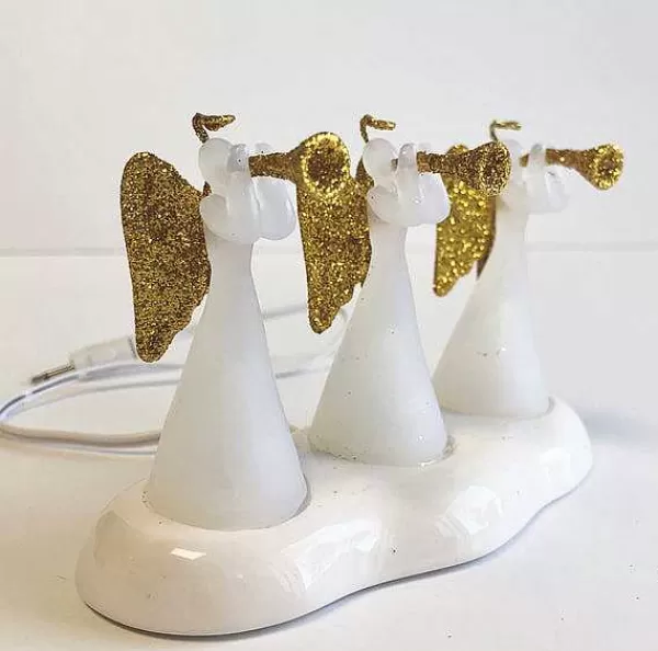 Department 56 Replacement Parts<Lit Angel Trio Decor