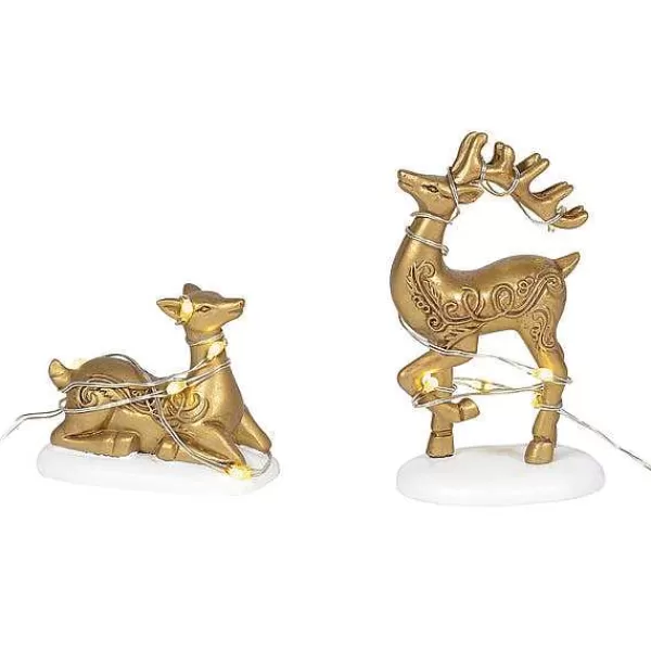 Department 56 Village Accessories<Lit Deer Yard Decor