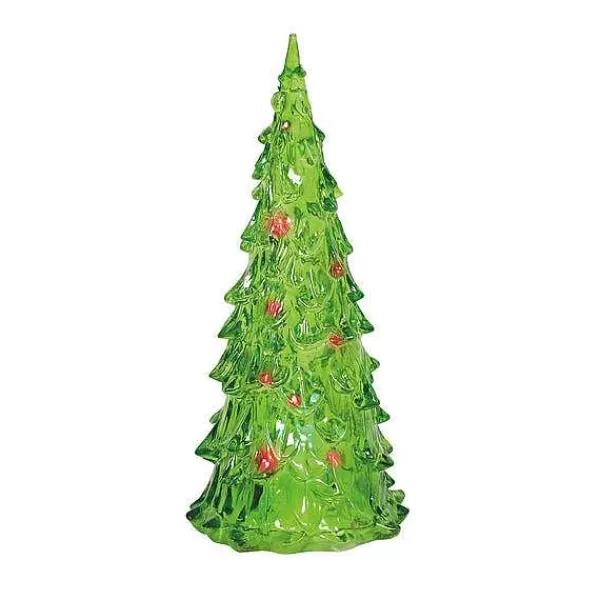 Department 56 Village Accessories<Lit Emerald Trees