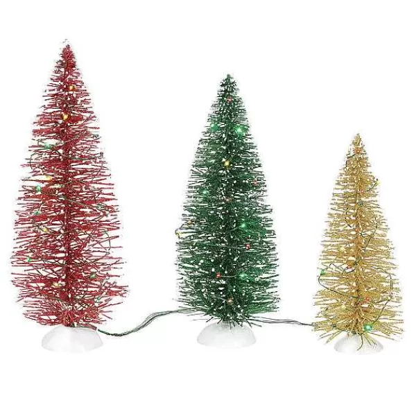 Department 56 Village Accessories<Lit Holiday Pines