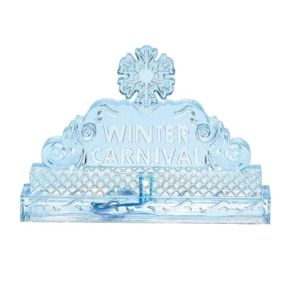 Department 56 Village Accessories<Lit Ice Castle Sign