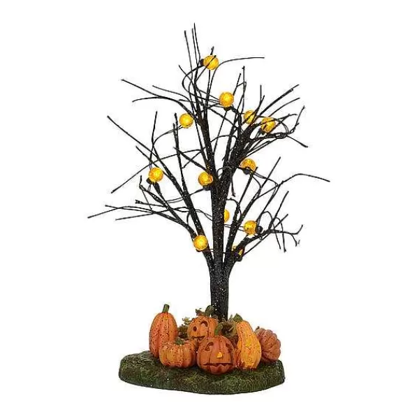 Department 56 Village Halloween Accessories<Lit Jack-O-Lantern Tree