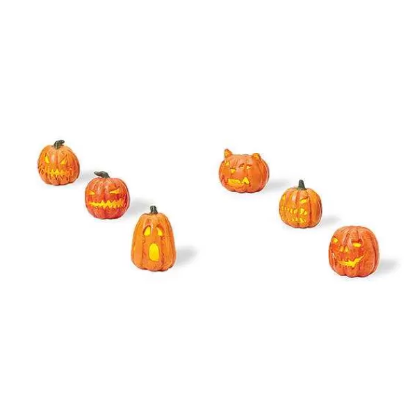 Department 56 Village Halloween Accessories<Lit Jack-O-Lanterns