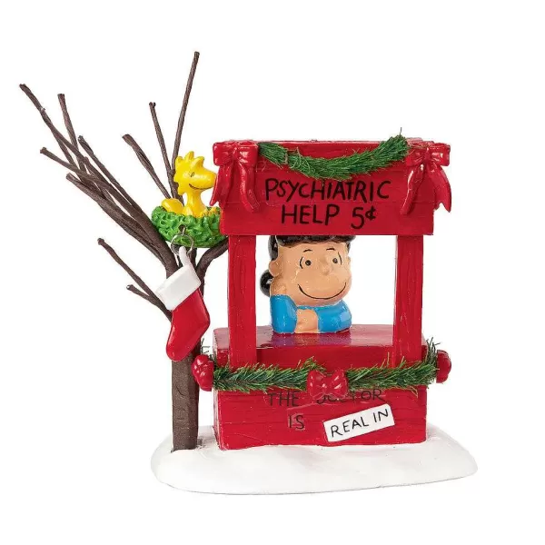 Department 56 Peanuts Village<Lucy Is In