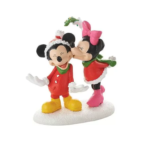 Department 56 Disney Village<Mickey's Christmas Kiss