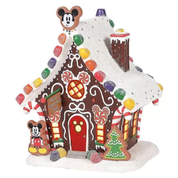 Department 56 Disney Village<Mickey's Gingerbread House