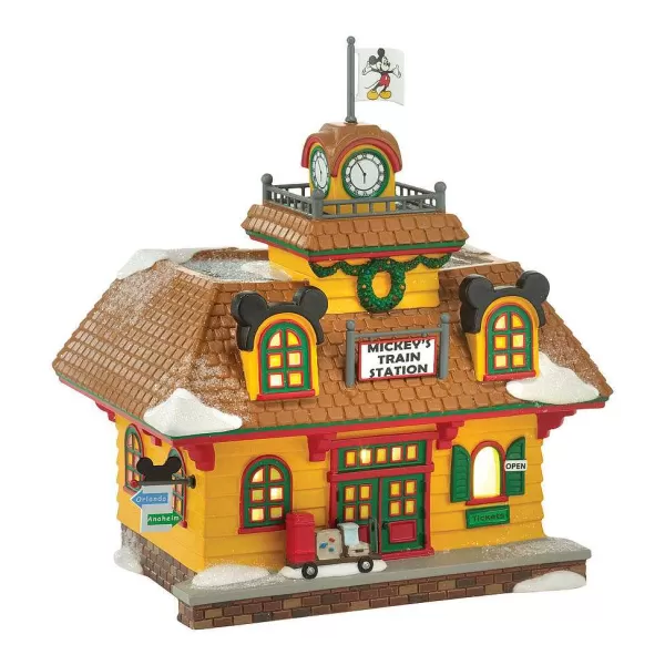 Department 56 Disney Village<Mickey's Train Station