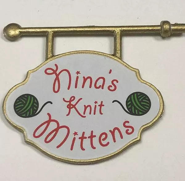 Department 56 Replacement Parts<Nina's Mittens Sign