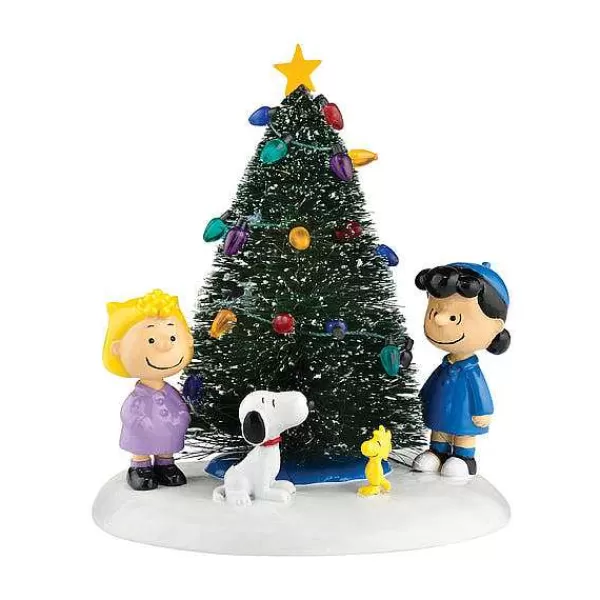 Department 56 Peanuts Village<O'Christmas Tree