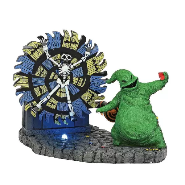 Department 56 Nightmare Before Christmas Village<Oogie Boogie Gives A Spin