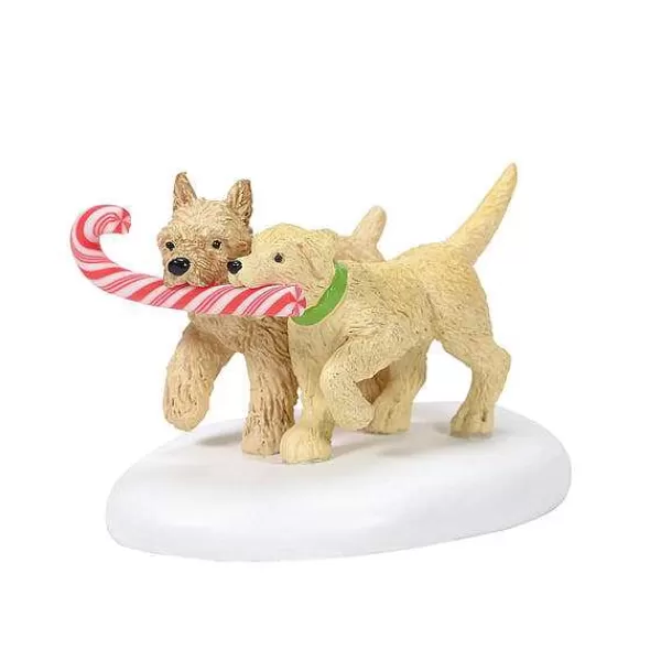 Department 56 Village Accessories<Peppermint Pups