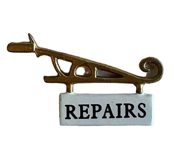 Department 56 Replacement Parts<Pointy Toed Showmaker Repairs Sign