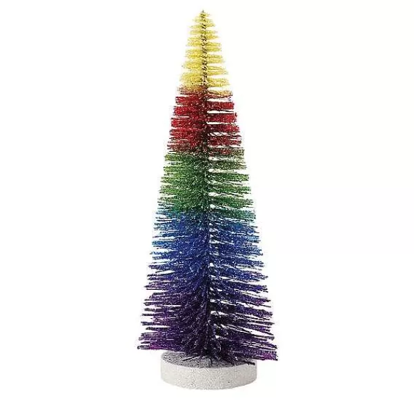 Department 56 Christmas Basics<Rainbow Glitter Tree