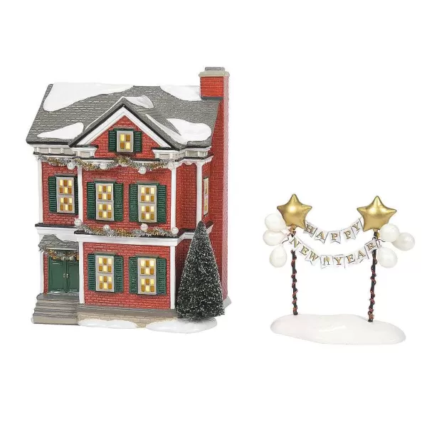 Department 56 Original Snow Village<Ready For New Year's Eve St/2