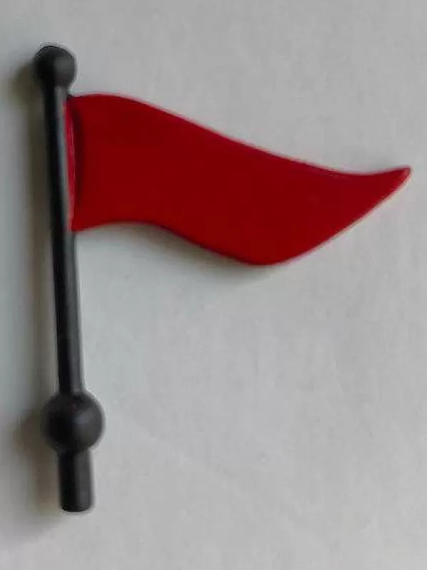 Department 56 Replacement Parts<Red Flag W/ Black Pole