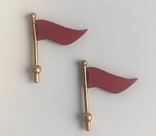 Department 56 Replacement Parts<Red Flags-Set Of 2