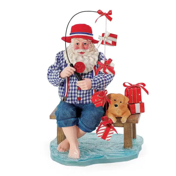 Department 56 New Santas<Reel Nice