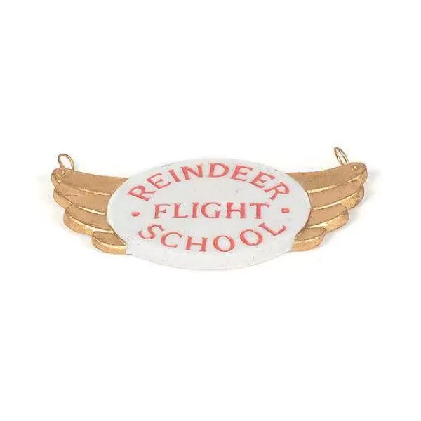 Department 56 Replacement Parts<Reindeer Flight School Ceramic Sign