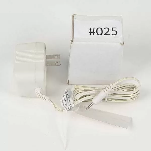 Department 56 Replacement Parts<Replacement Adapter 3V Ac 600Ma White Male Jack