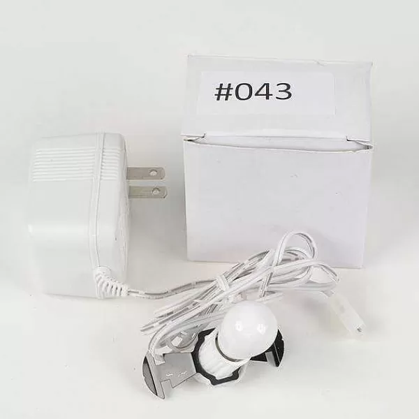 Department 56 Replacement Parts<Replacement Adapter 3V Dc 700Ma White Male Auxiliary Clip