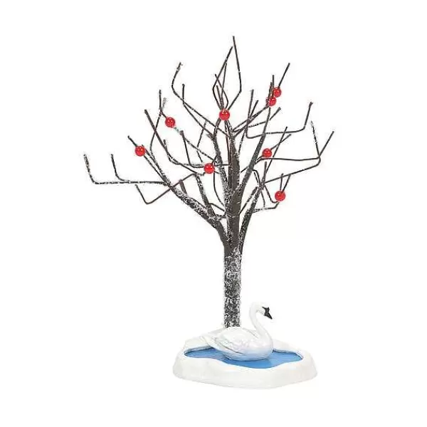 Department 56 Village Accessories<Seven Swans A Swimming Tree