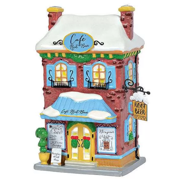 Department 56 Peanuts Village<Snoopy's Root Beer Cafe