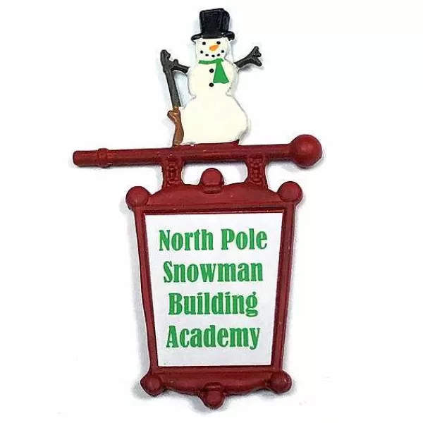 Department 56 Replacement Parts<Snowman Building Academy Sign